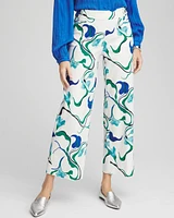 Brigitte™ Floral Wide-Leg Cropped Pants