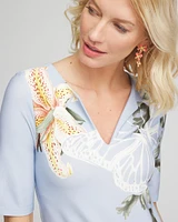 Floral Short Sleeved Maxi Dress