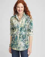 No Iron™ Mixed Animal Print Shirt