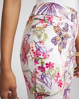 Brigitte™ Floral Pull-On Capri Pants