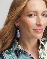 Blue Teardrop Earrings