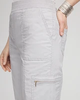 Poplin Cropped Pants
