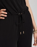 Petite Travelers Tie Waist Jumpsuit