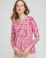 Touch of Cool™ Leopard Long Sleeve Tee