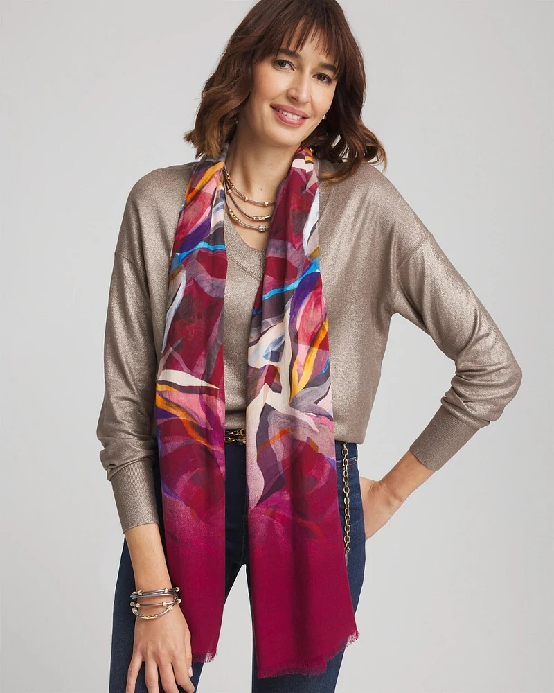 Rainbow Oblong Scarf