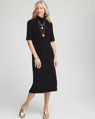Travelers™ Mock Neck Midi Dress