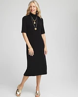 Travelers™ Mock Neck Midi Dress