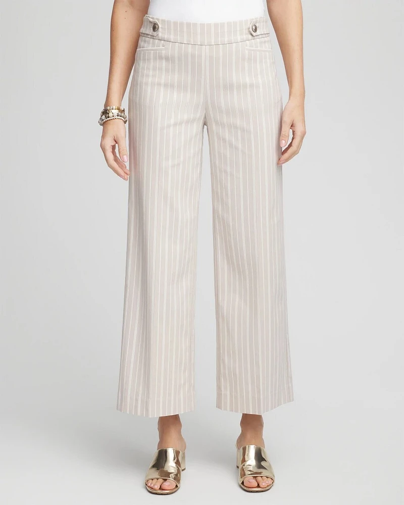 Brigitte™ Pinstripe Wide-Leg Pants