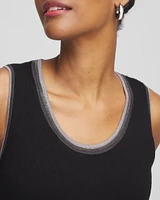 Shimmer Beaded Sweater Tank