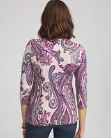 Touch of Cool™ Paisley 3/4 Sleeve Tee