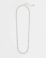 Silver Tone Single Strand Necklace