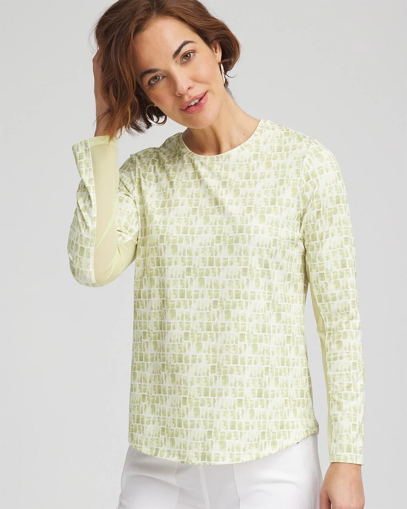 Zenergy® UPF Tile Long Sleeve Top