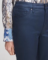 Girlfriend Coated Ankle Jeans
