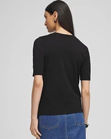 Short Sleeve Pullover Sweater