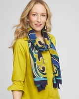 Swirl Print Scarf