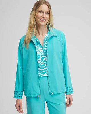 Zenergy® UPF Embroidered Eyelet Jacket