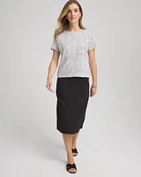 Zenergy® UPF Knit Geo-Print Dolman Top