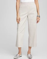 Cargo Straight Leg Cropped Pants