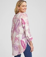 No Iron™ Multi Paisley Linen Tunic