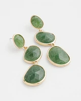 Genuine Jade Drop Earrings