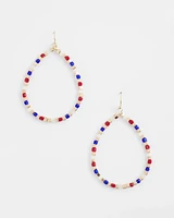 No Droop® Red White & Blue Earrings