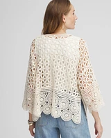 Crochet Cotton Kimono