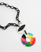 SYLCA® x Chico's Multi-Color Chain Toggle Necklace