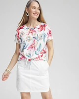 Poplin Skort