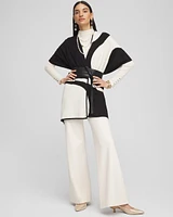Reversible Colorblock Ruana