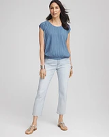 Girlfriend Cropped Jeans