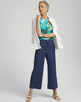 Tropical Bateau Neck Tee