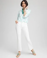 No Iron™ Sateen Bubble Print Shirt