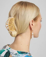 Embellished Raffia Hair Clip