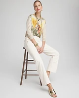 Satin Garden Long Sleeve Tee