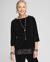 Travelers™ Velvet Sequin Tunic
