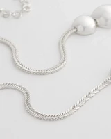 Silver Bib Necklace