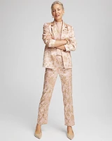Satin Jacquard Blazer