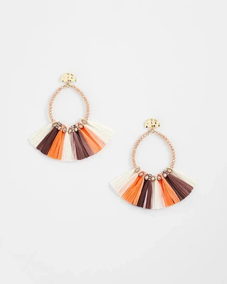 No Droop® Raffia Seed Bead Earrings