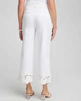 Cotton Sateen Cut Work Crops
