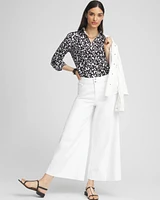 No Iron™ Stretch Leopard Shirt