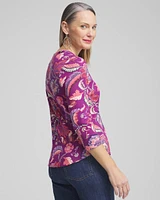Paisley Everyday 3/4 Sleeve Tee