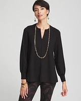 Ponte Notch Neck Tunic
