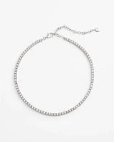 Silver Tennis Necklace
