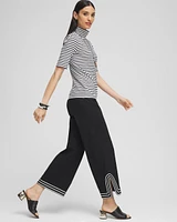 Juliet Artisanal Wide Leg Cropped Pants