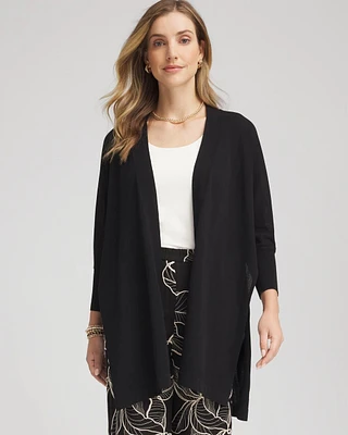 Long & Tie-Front Cardigan
