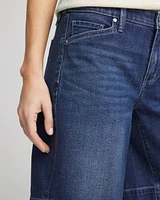 Denim Trouser Shorts