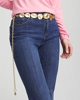 Chico's Gold-Tone Pebbles Chain Belt