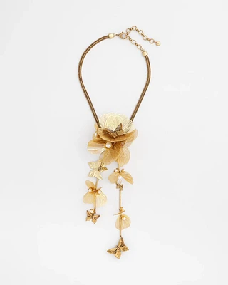 Statement Butterfly Filigree Y-Necklace