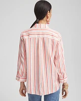 No Iron™ Striped Linen Shirt