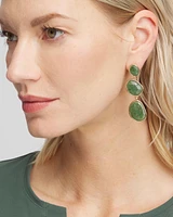 Genuine Jade Drop Earrings